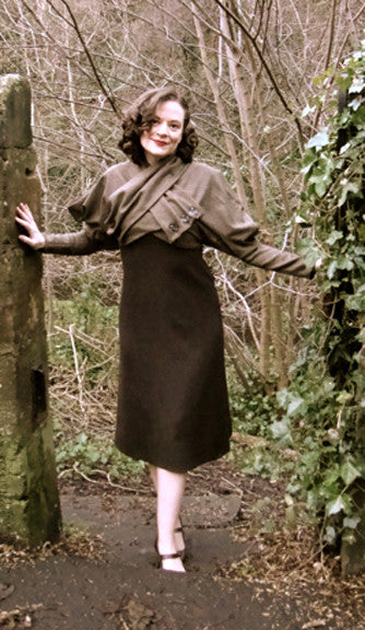 E-PATTERN 1933 Katharine Hepburn Ensemble E5156PR (Multi-size)