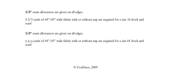 1929 Evening Frock & Scarf E20-6632