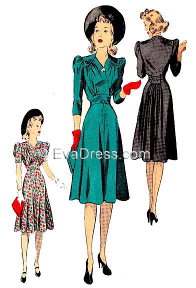 Pattern Tour, D40-5087 1940 Dress