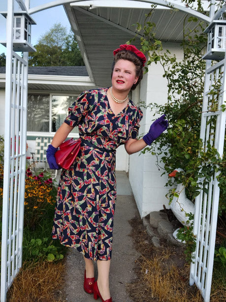 1940 dress 1940s Dress Lana Rio Tobacco from Vivien of Holloway