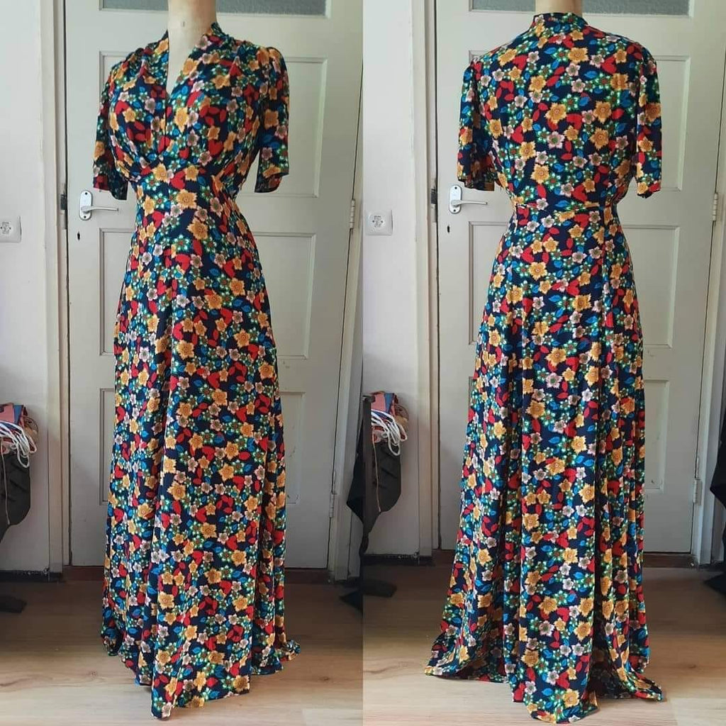 dinner dress patterns Slit Dress Pattern Bundle: One-shoulder & Backless Styles (PDF Sewing Pattern)