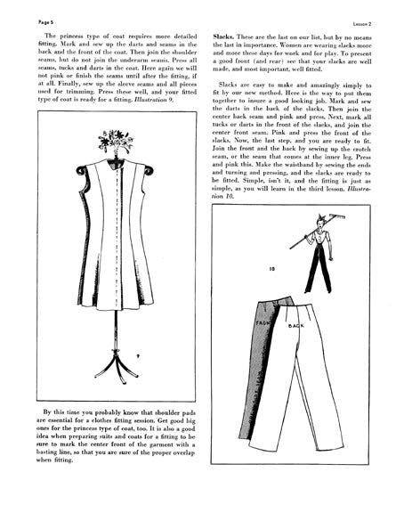 Reproduction of 1943 'The McCall Sewing Corps' Series of Lessons Booklets (Reproduction)