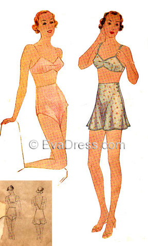 1930s Tagged "garter belt" EvaDress Patterns 1930s Tagged "garter belt" EvaDress Patterns