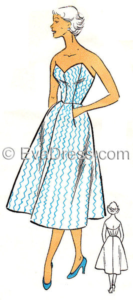 1950's French Beach Dress D50-384