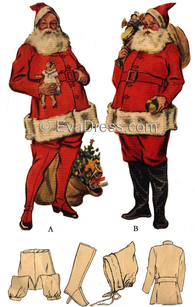 1936 Santa Claus Costume Cos30-422